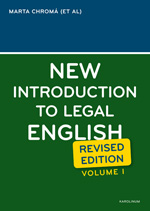New Introduction to Legal English I. Revised Edition 
