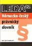 Detail knihyNěmecko-český právnický slovník