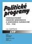 Detail knihyPolitické programy Československé národní demokracie
