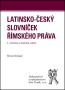 Detail knihyLatinsko-český slovníček římského práva, 3. rozšířené a doplněné